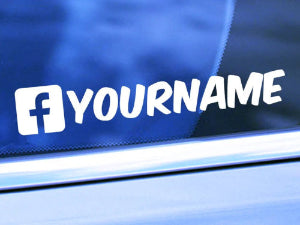 Facebook user decal