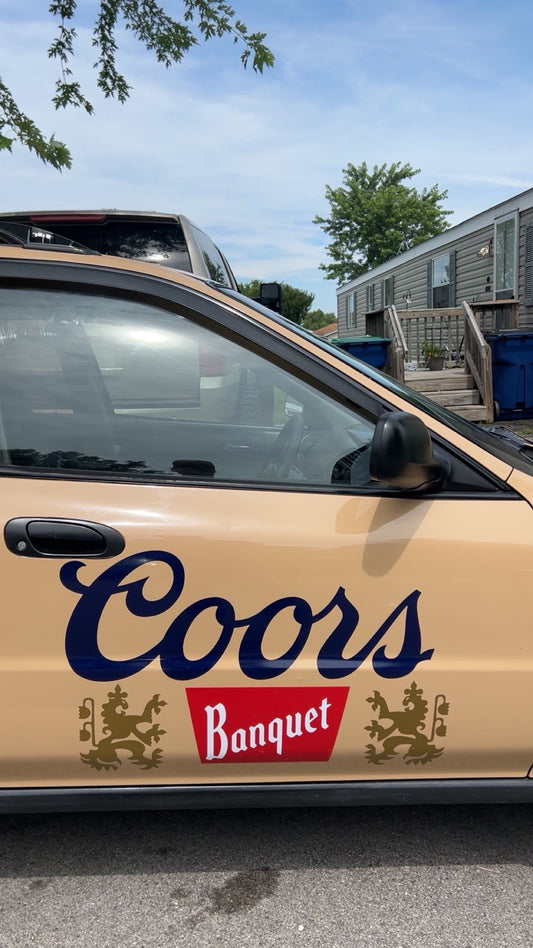 Coors Banquet Decal