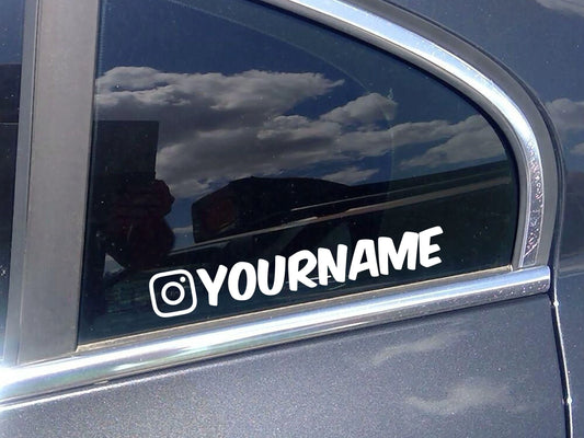 Instagram user decal